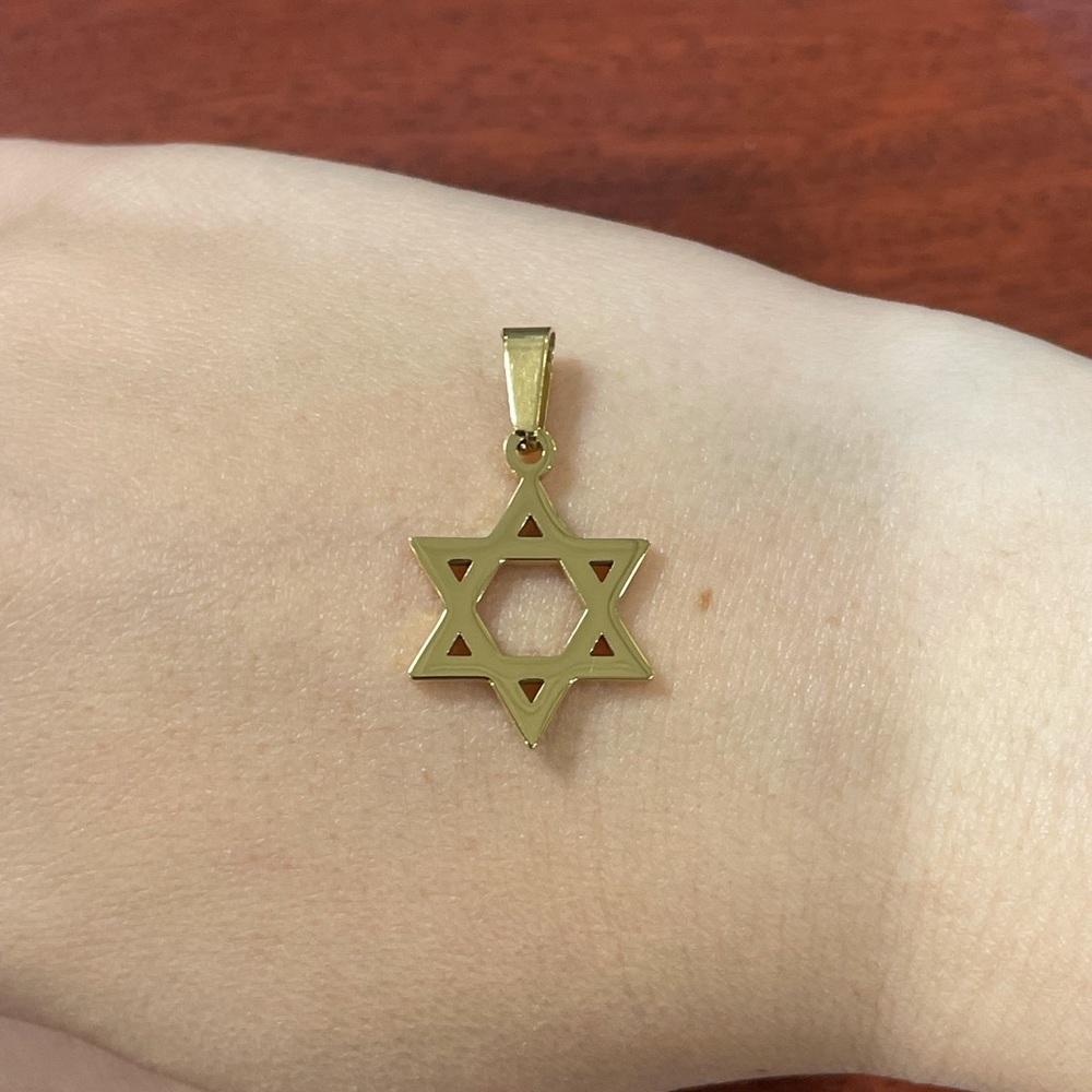 Gold plated Star of David